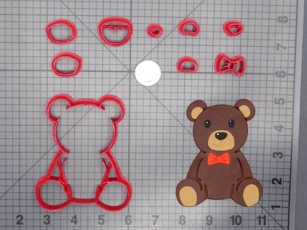 Teddy Bear 266-D543 Cookie Cutter Set