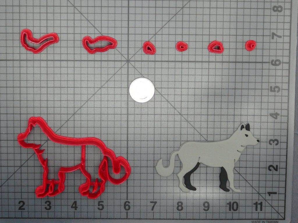Wolf Body 266-D155 Cookie Cutter Set