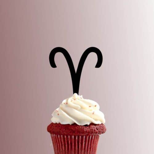 Zodiac - Aries Symbol 228-273 Cupcake Topper