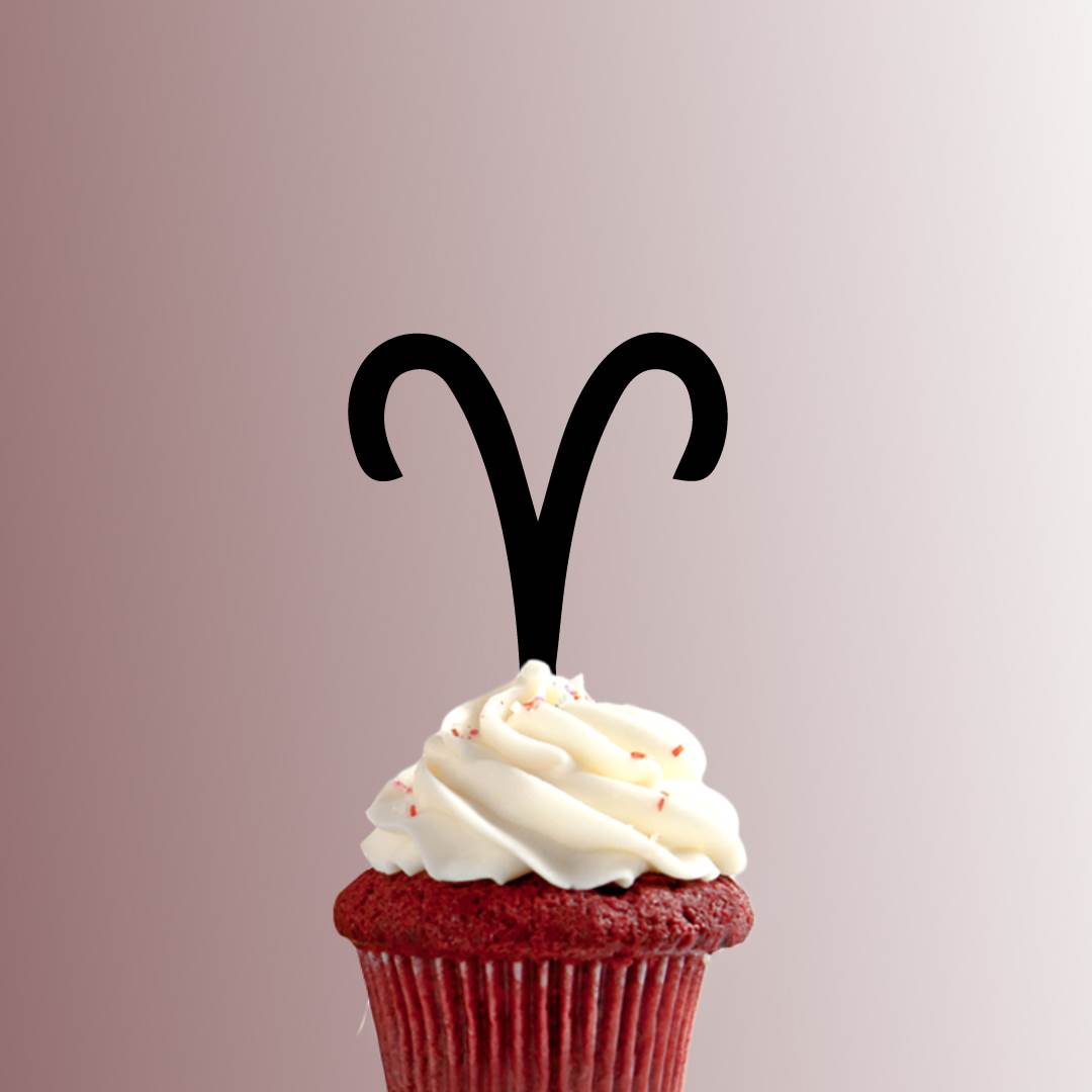 Zodiac - Aries Symbol 228-273 Cupcake Topper