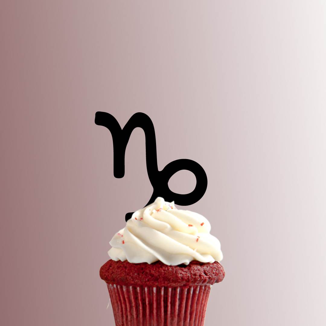 Zodiac - Capricorn Symbol 228-271 Cupcake Topper