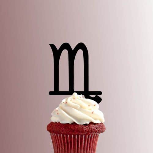 Zodiac - Scorpio Symbol 228-269 Cupcake Topper