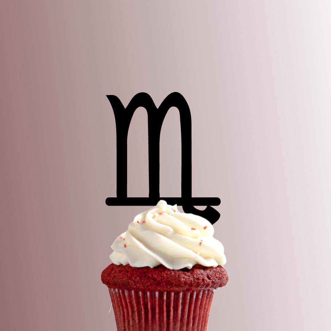 Zodiac - Scorpio Symbol 228-269 Cupcake Topper