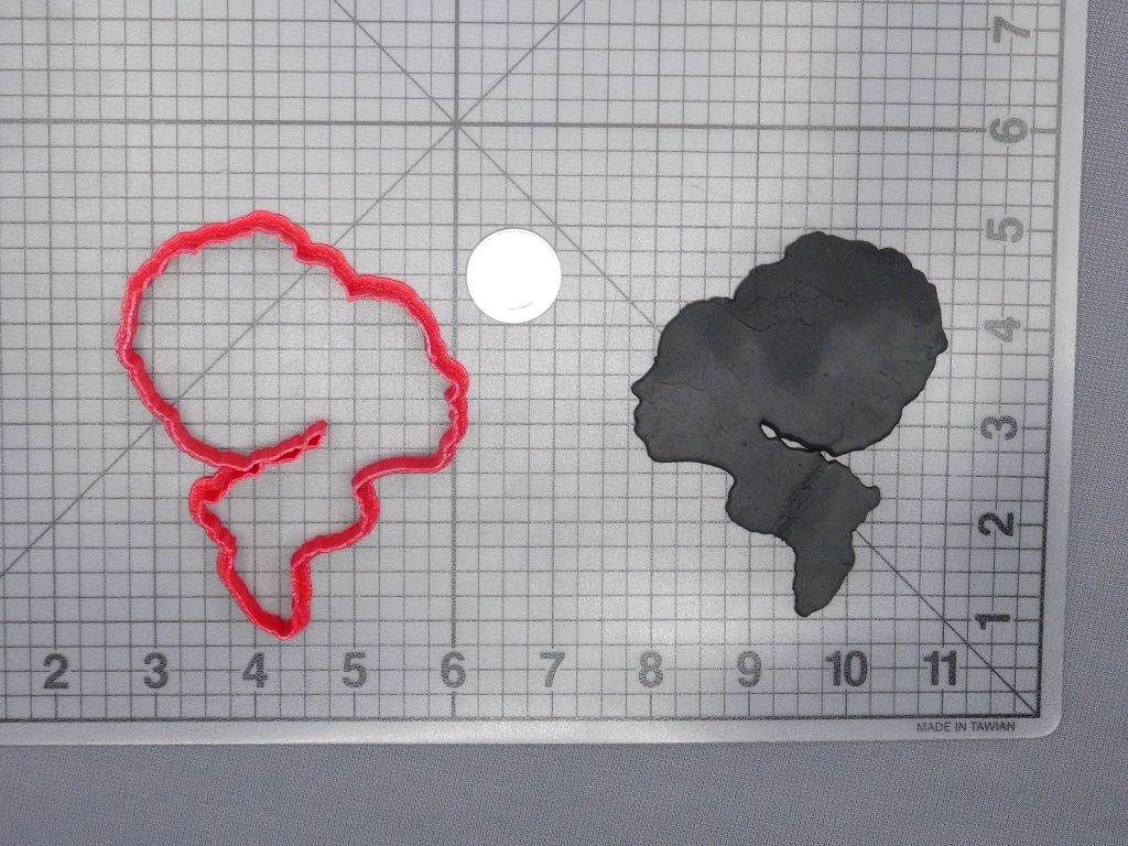 Africa Woman 266-D585 Cookie Cutter Silhouette