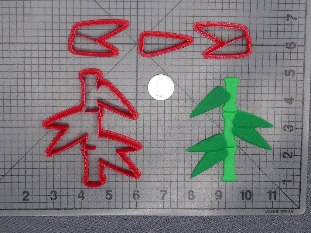 Bamboo Plant 266-D635 Cookie Cutter Set