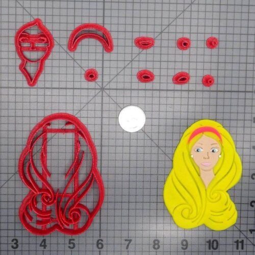 Barbie Head 266-D809 Cookie Cutter Set