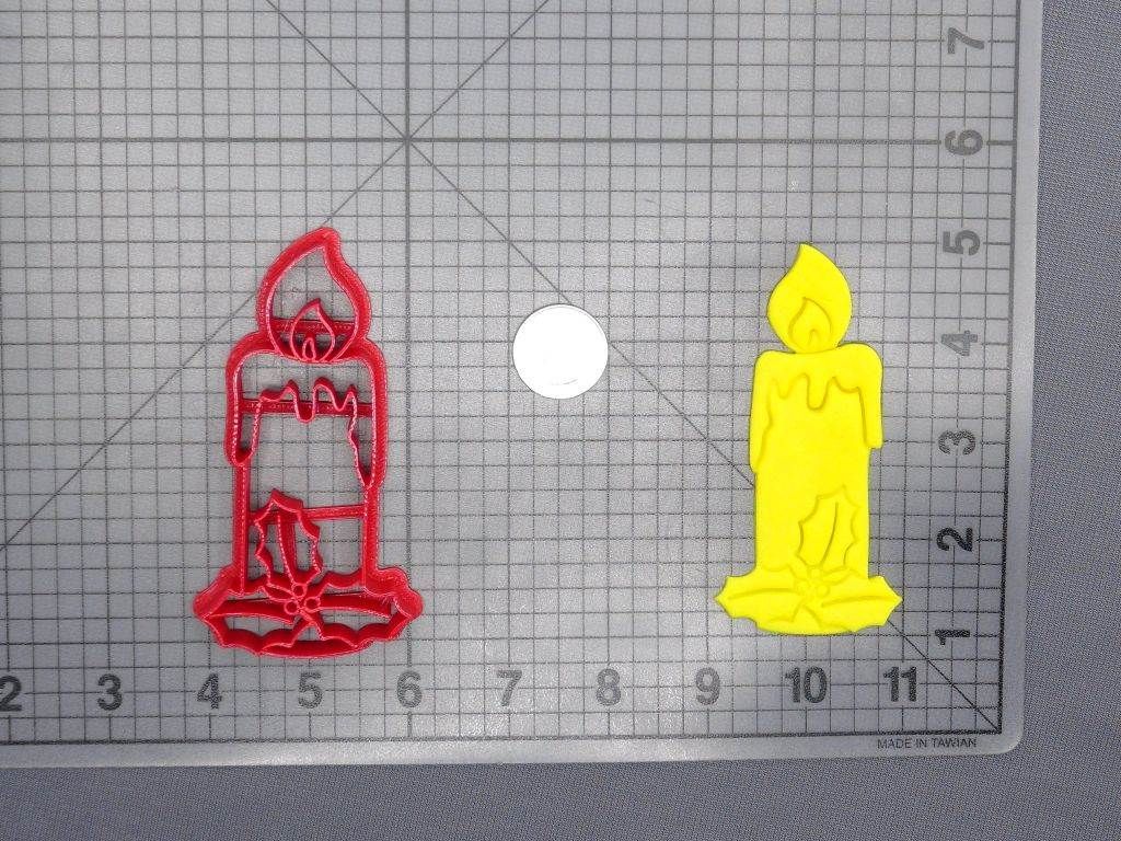 Christmas Candle 266-E272 Cookie Cutter