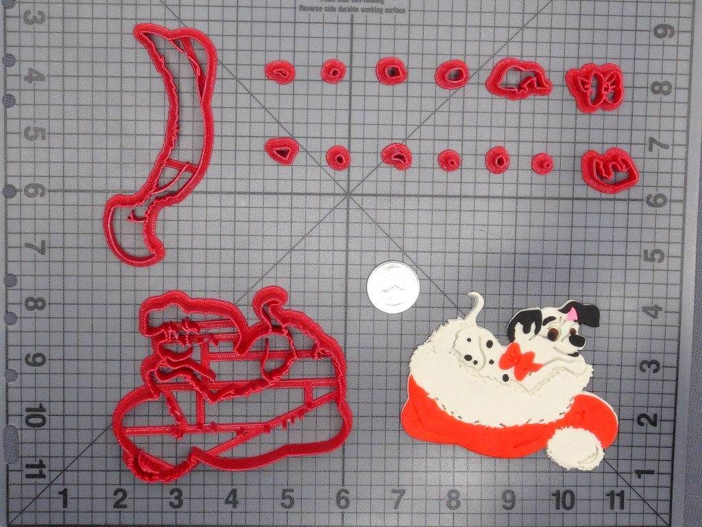 Christmas - Dalmation Dog 266-E341 Cookie Cutter Set