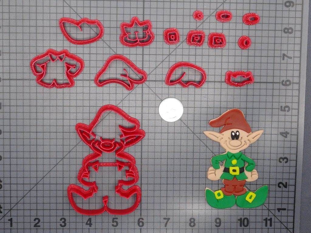 Christmas - Elf Body 266-E325 Cookie Cutter Set