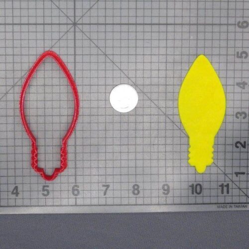 Christmas - Light Bulb 266-E366 Cookie Cutter Silhouette