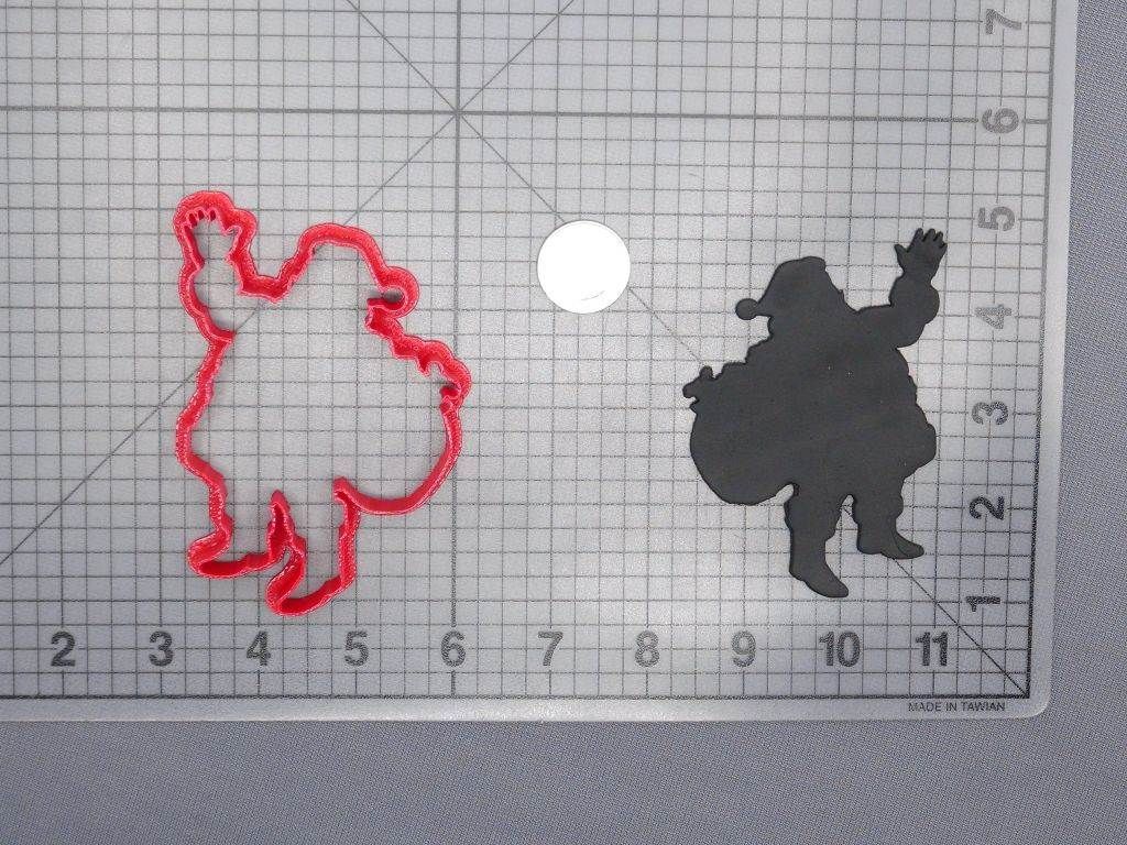 Christmas - Santa Body 266-E196 Cookie Cutter Silhouette