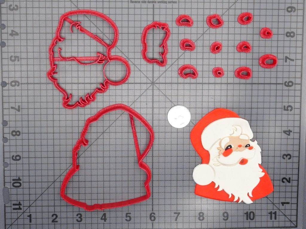 Christmas - Santa Claus 266-E281 Cookie Cutter Set