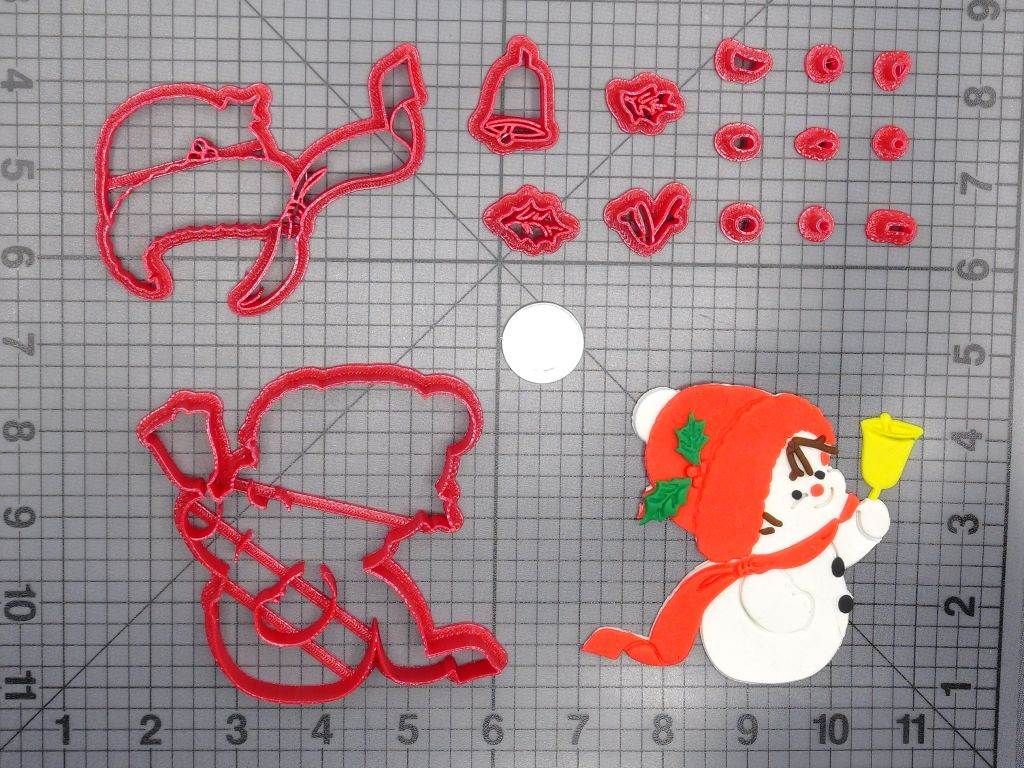 Christmas - Snowman 266-E258 Cookie Cutter Set