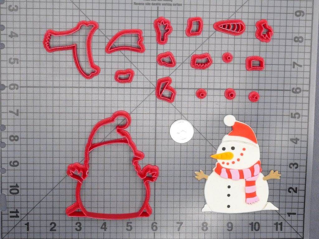 Christmas - Snowman 266-E345 Cookie Cutter Set