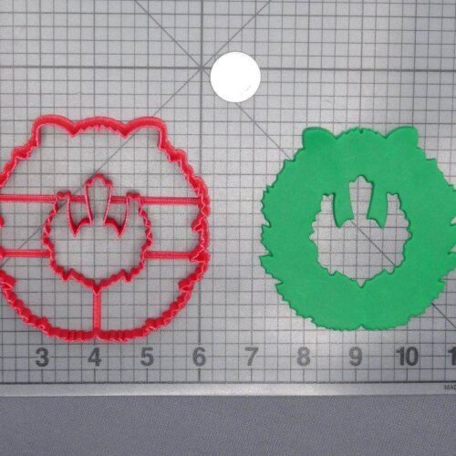 Christmas - Wreath 266-E201 Cookie Cutter Silhouette