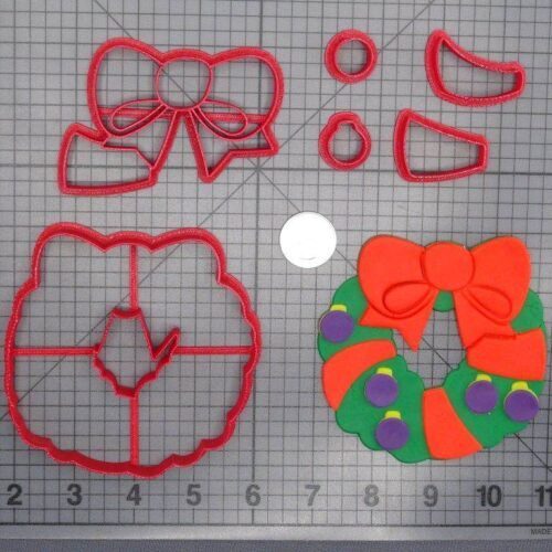 Christmas - Wreath 266-E347 Cookie Cutter Set