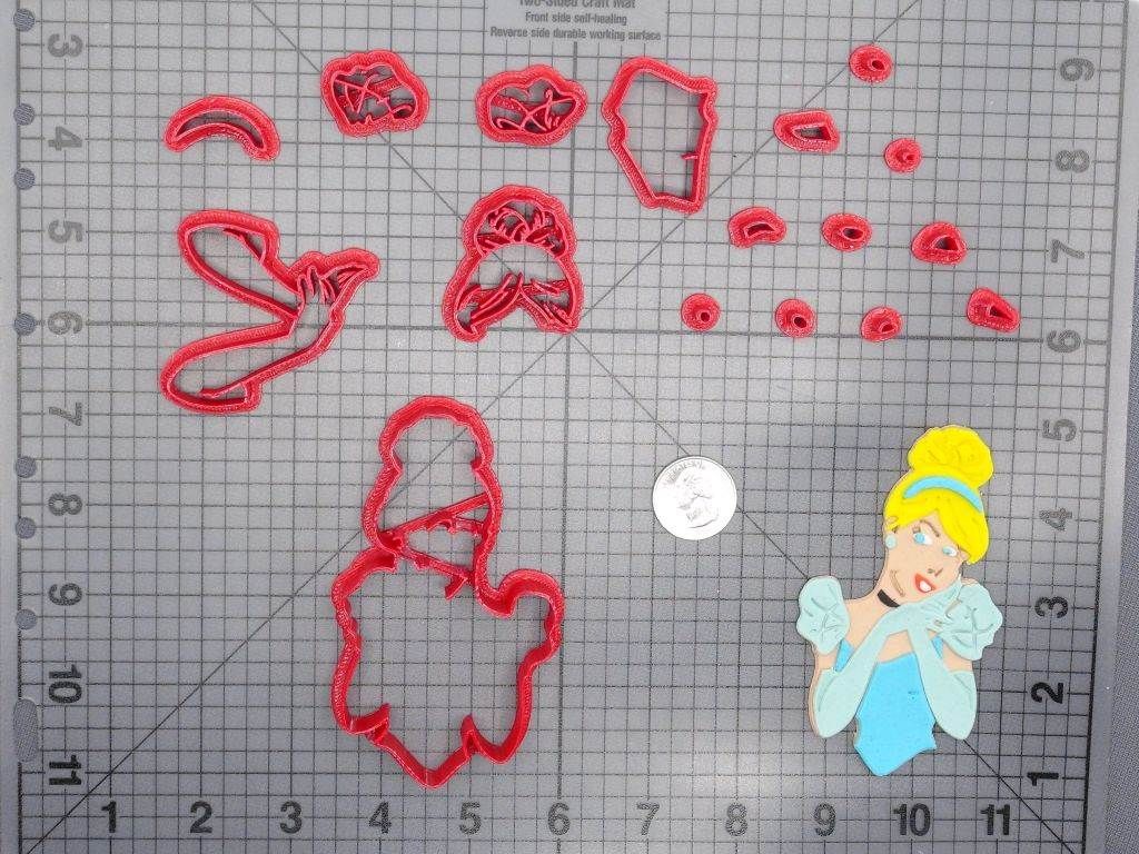 Cinderella 266-D759 Cookie Cutter Set