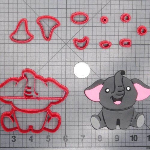 Happy Elephant Body 266-D568 Cookie Cutter Set