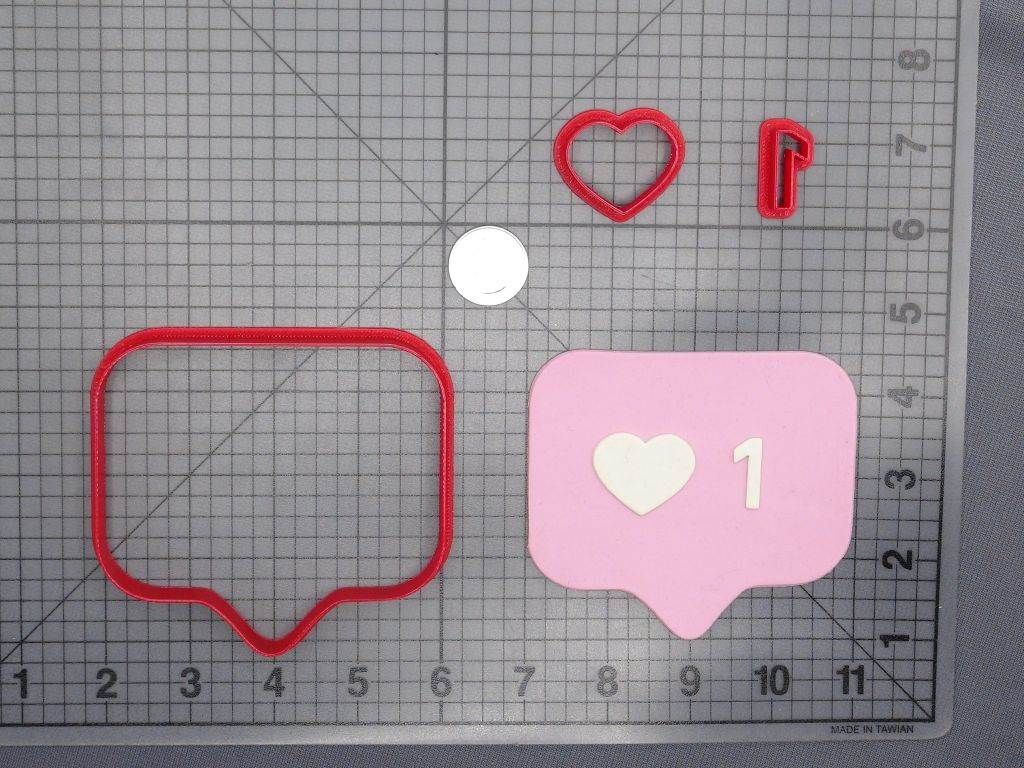 Instagram Like 266-D683 Cookie Cutter Set