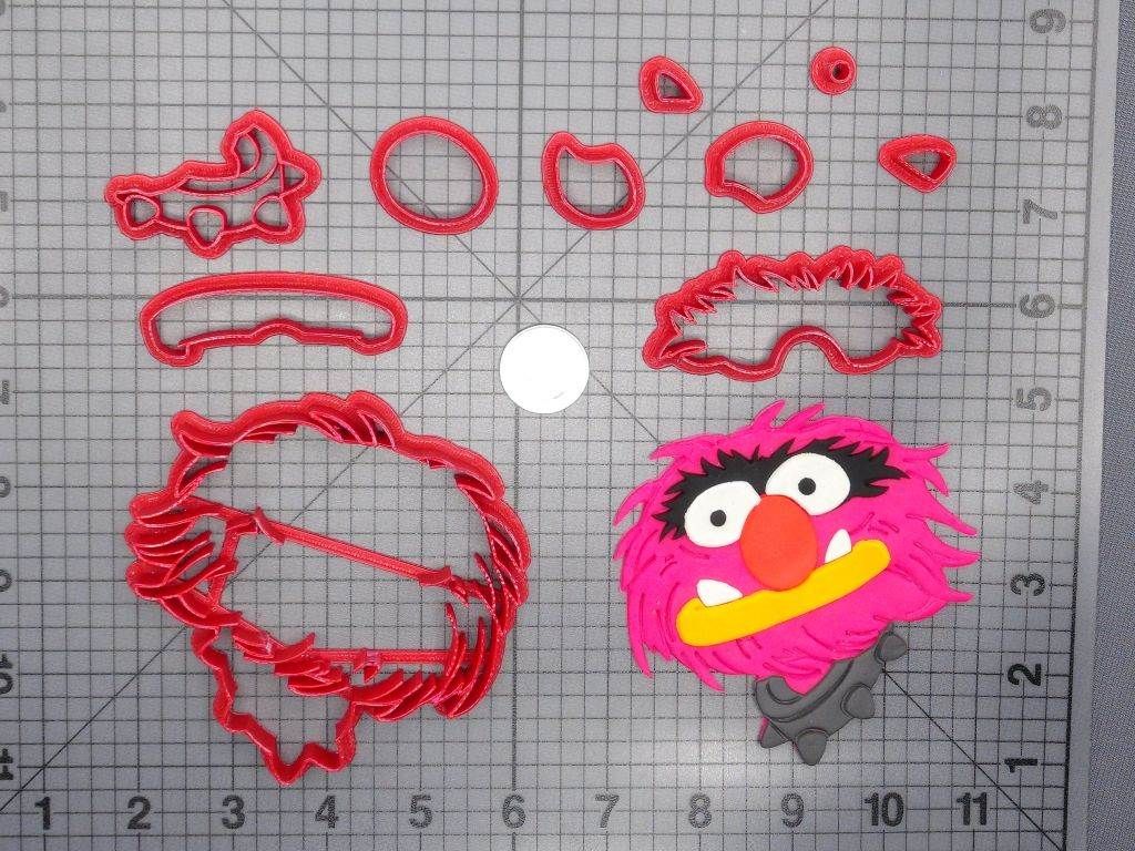 Muppets - Animal Head 266-D615 Cookie Cutter Set