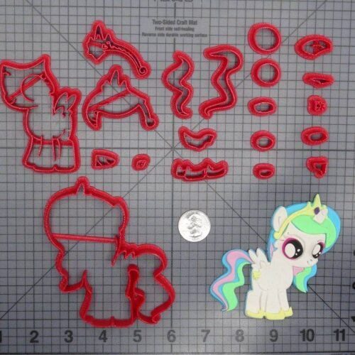 My Little Pony - Princess Celestia Body 266-D775 Cookie Cutter Set