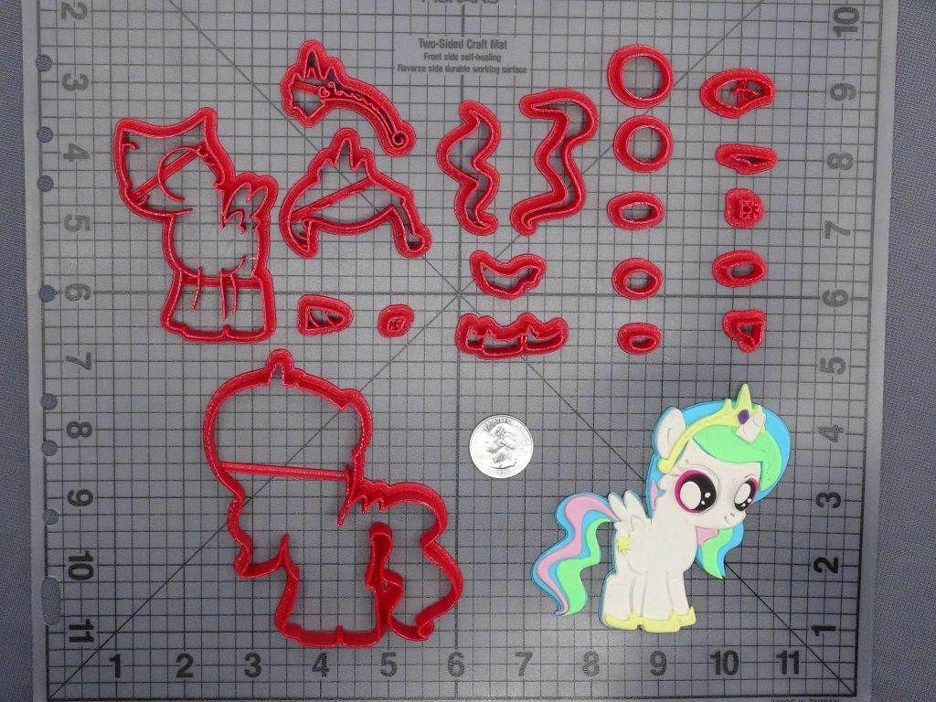 My Little Pony - Princess Celestia Body 266-D775 Cookie Cutter Set