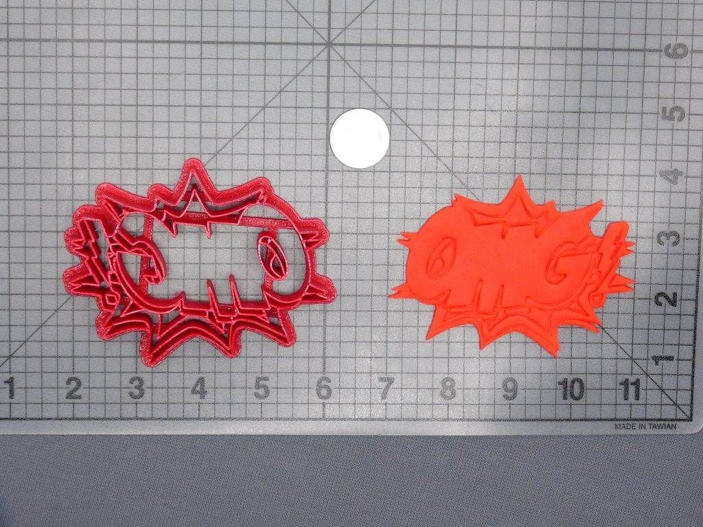 OMG Pow Sign 266-D628 Cookie Cutter