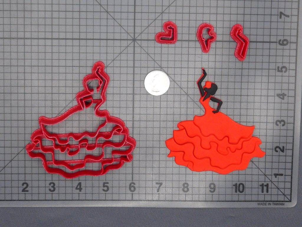 Salsa Dancer 266-D608 Cookie Cutter Set