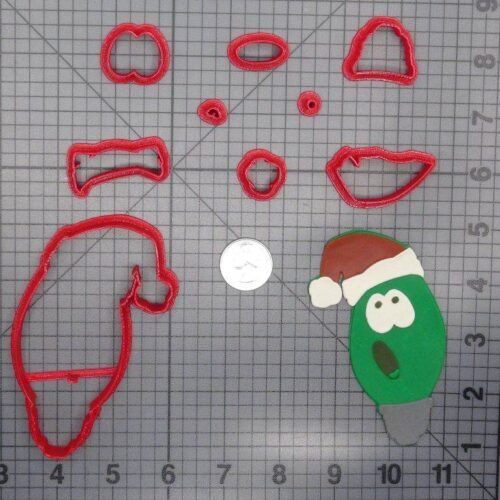 Singing Christmas Light Bulb 266-E260 Cookie Cutter Set