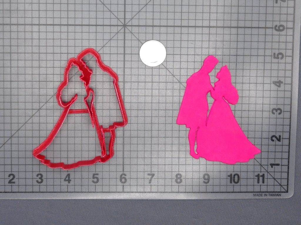 Sleeping Beauty Couple 266-D939 Cookie Cutter