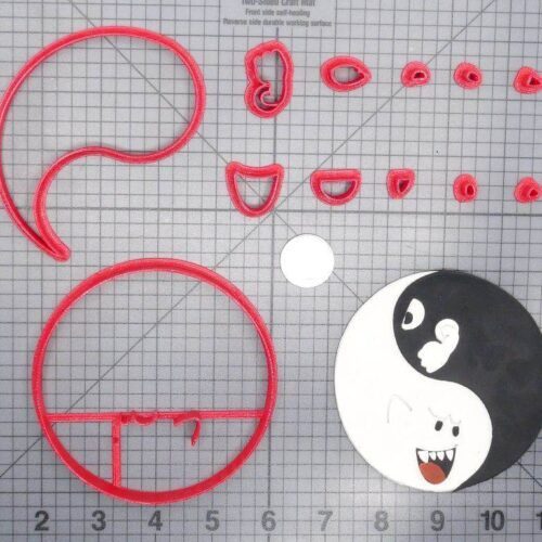 Super Mario - Bullet and Ghost Yin and Yang 266-D752 Cookie Cutter Set