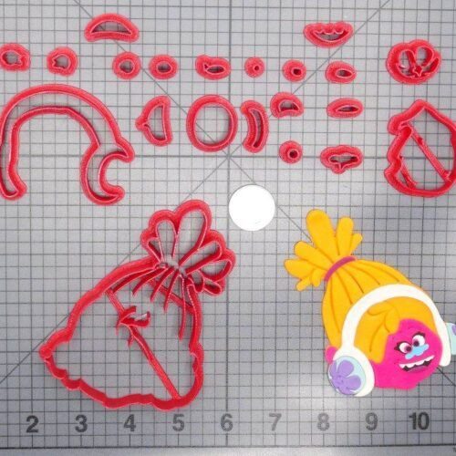 Trolls - DJ Suki Head 266-D823 Cookie Cutter Set