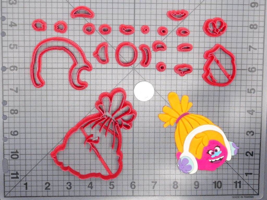 Trolls - DJ Suki Head 266-D823 Cookie Cutter Set