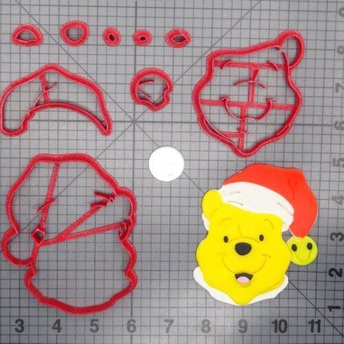 Winnie The Pooh Santa 266-E262 Cookie Cutter Set