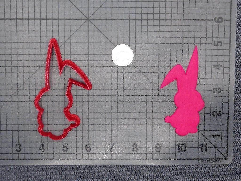 Bunny Body 266-E128 Cookie Cutter Silhouette