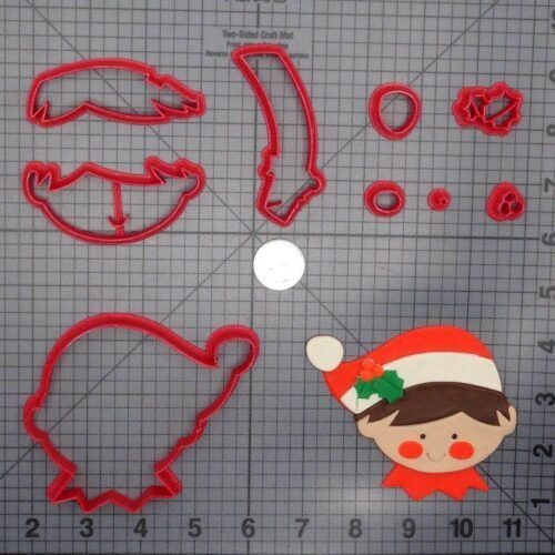Christmas - Elf Head 266-E357 Cookie Cutter Set