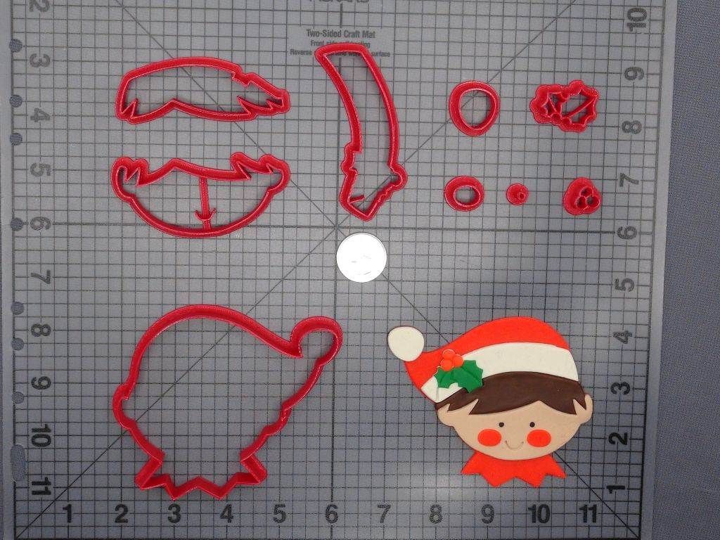 Christmas - Elf Head 266-E357 Cookie Cutter Set