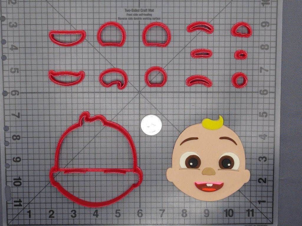 CoComelon - JJ Head 266-E119 Cookie Cutter Set