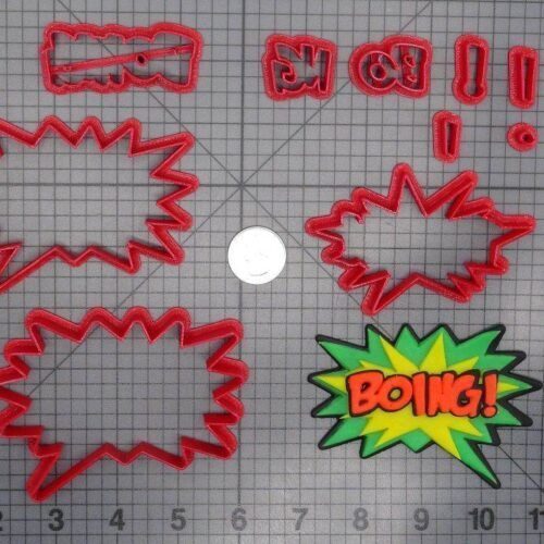 Comic Book Action Bubble - BOING 266-D677 Cookie Cutter Set