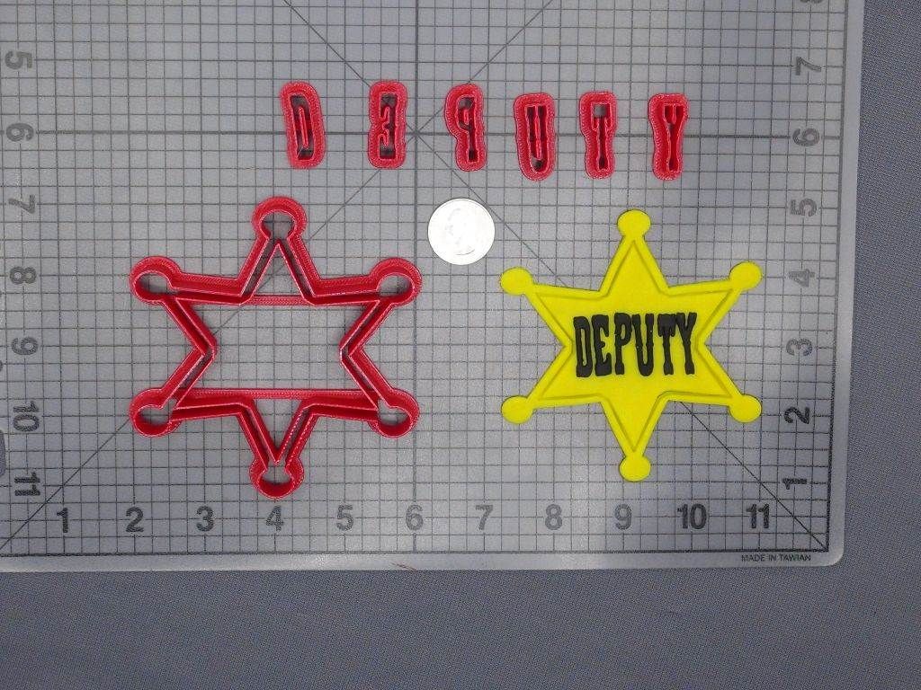 Deputy Badge 266-D598 Cookie Cutter Set