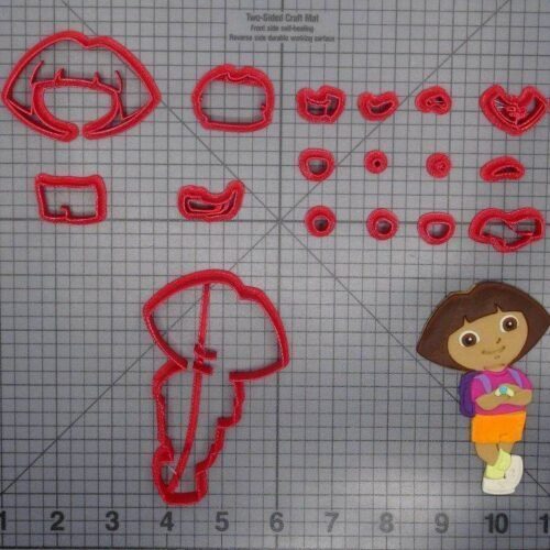 Dora the Explorer Body 266-D709 Cookie Cutter Set