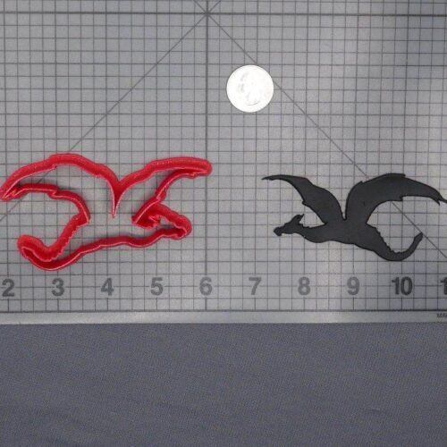 Dragon Flying Body 266-D447 Cookie Cutter Silhouette