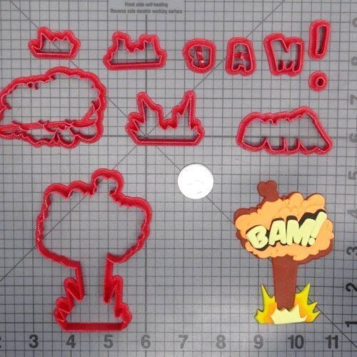 Explosion BAM 266-D510 Cookie Cutter Set