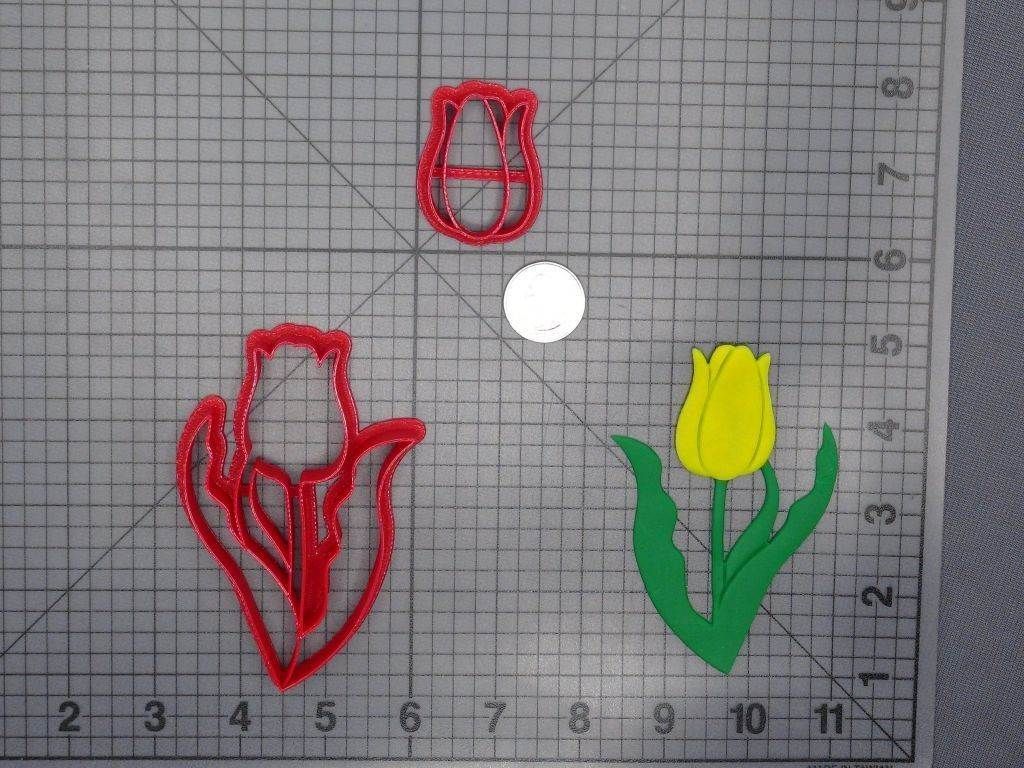 Flower - Tulip 266-D647 Cookie Cutter Set