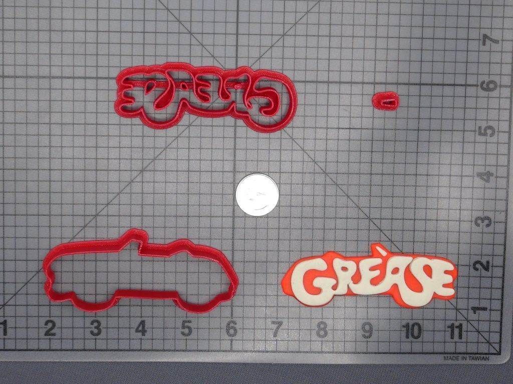 Grease Logo 266-D967 Cookie Cutter Set