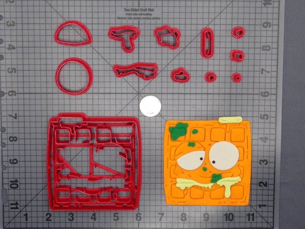 Grossery Gang - Awful Waffle 266-E068 Cookie Cutter Set