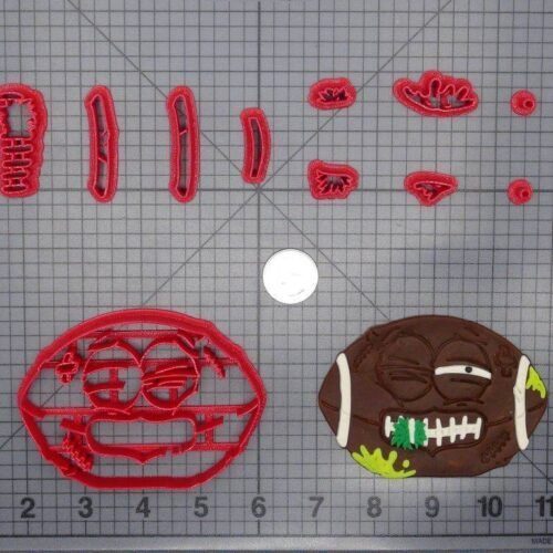Grossery Gang - Cruddy Football 266-E069 Cookie Cutter Set