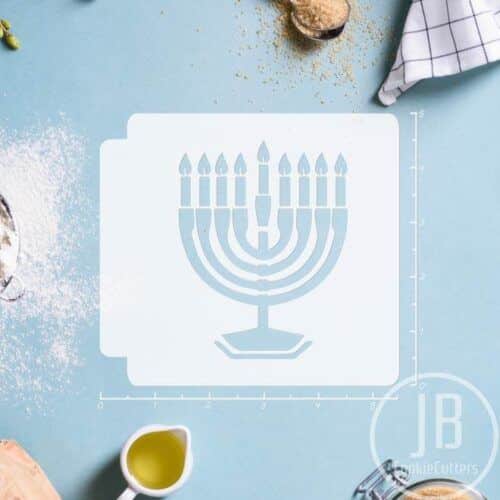 Hanukkah - Menorah 783-B524 Stencil