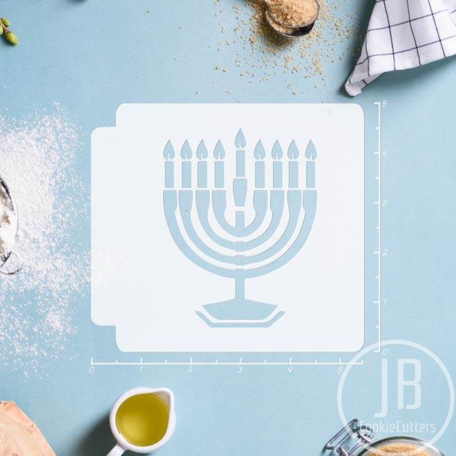 Hanukkah - Menorah 783-B524 Stencil