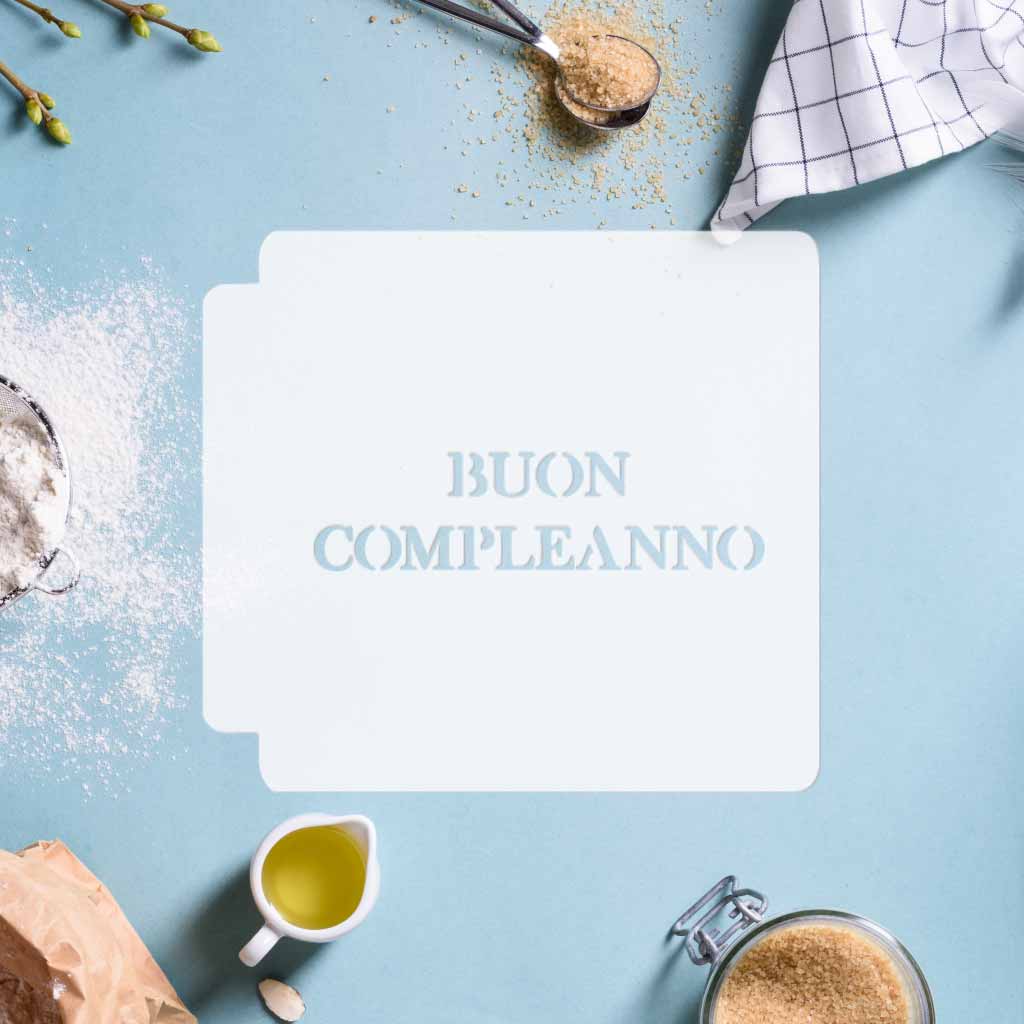 Happy Birthday - Italian 783-C560 Stencil